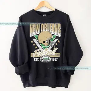 New Orleans Football Vintage Sweatshirt T-Shirt, New Orleans Football Sweatshirt, Retro Saint Football TShirt, Vintage Saints Crewneck FVB11