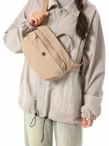 2026 New Simple Crossbody Bag, Lightweight and Compact, Perfect for Daily Commute, Travel Storage, Versatile, Stylish and Zipper Closure Design, Nylon Crossbody Bag, Crossbody Chest Bag