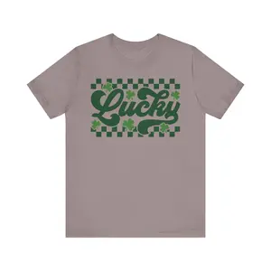 Lucky Checkered {Bella + Canvas}