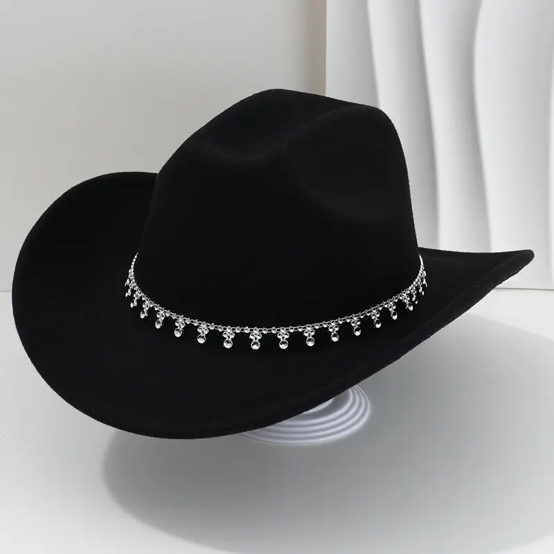 Women\'s Rhinestone Star Cowgirl Hat Wide Brim Diamond Glitter Amazon.com: SXYPAYXS Womens Cowboy Hat Rhinestone Star  main image 2