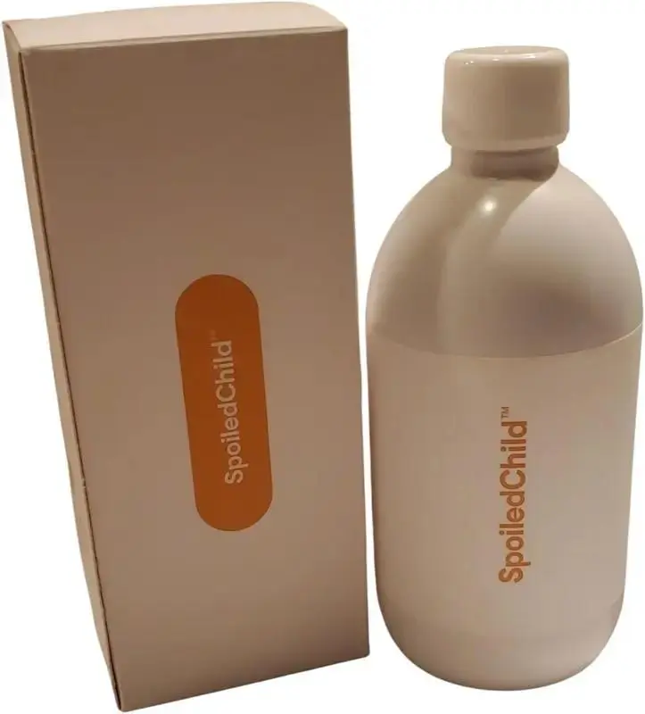 SpoiledChild Liquid Collagen Supplement, Mango Flavor Beauty & Nutritional Supplement with Collagen Peptides, Vitamin C, Hyaluronic Acid for Adults' Hydration, 450ml (15.2 Fl oz)