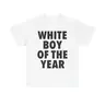 WHITE BOY OF THE YEAR TEE - The Original, graphic tee, shirt, Tshirt