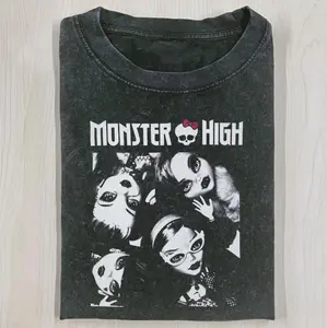 Monster High Womens Dolls T-shirt, Ladies Dolls Short Sleeve Graphic Tee, Unisex shirt, gift for her, him, Streetwear, Viral Tee, TikTok Trending