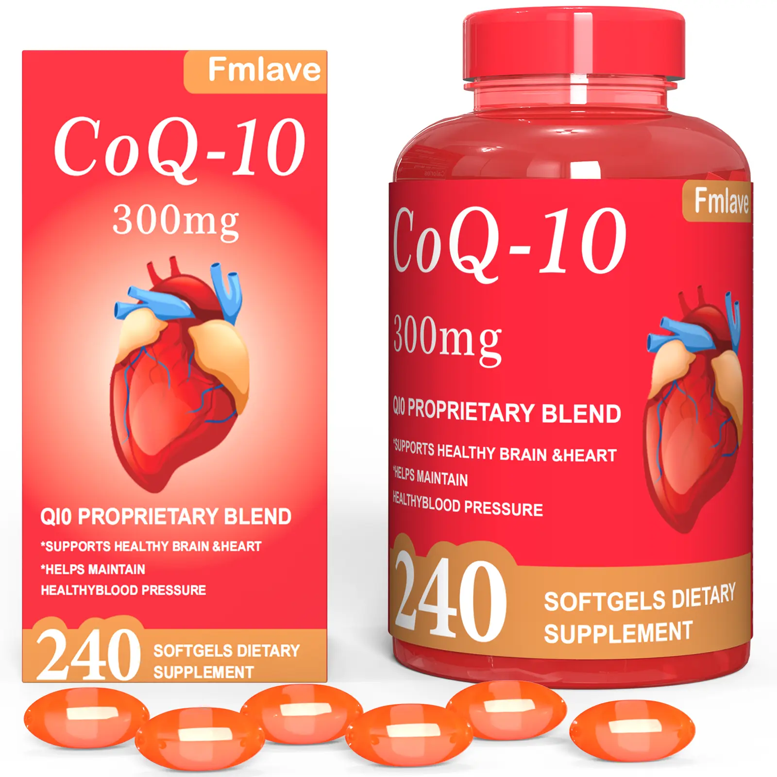 CoQ10 Gummies, CoQ10 100mg, Delicious Gummy Supplements, Coenzyme Q10 Helps Support Heart Health, Vegan, Gluten Free, Ultra High Absorption - 90 Count