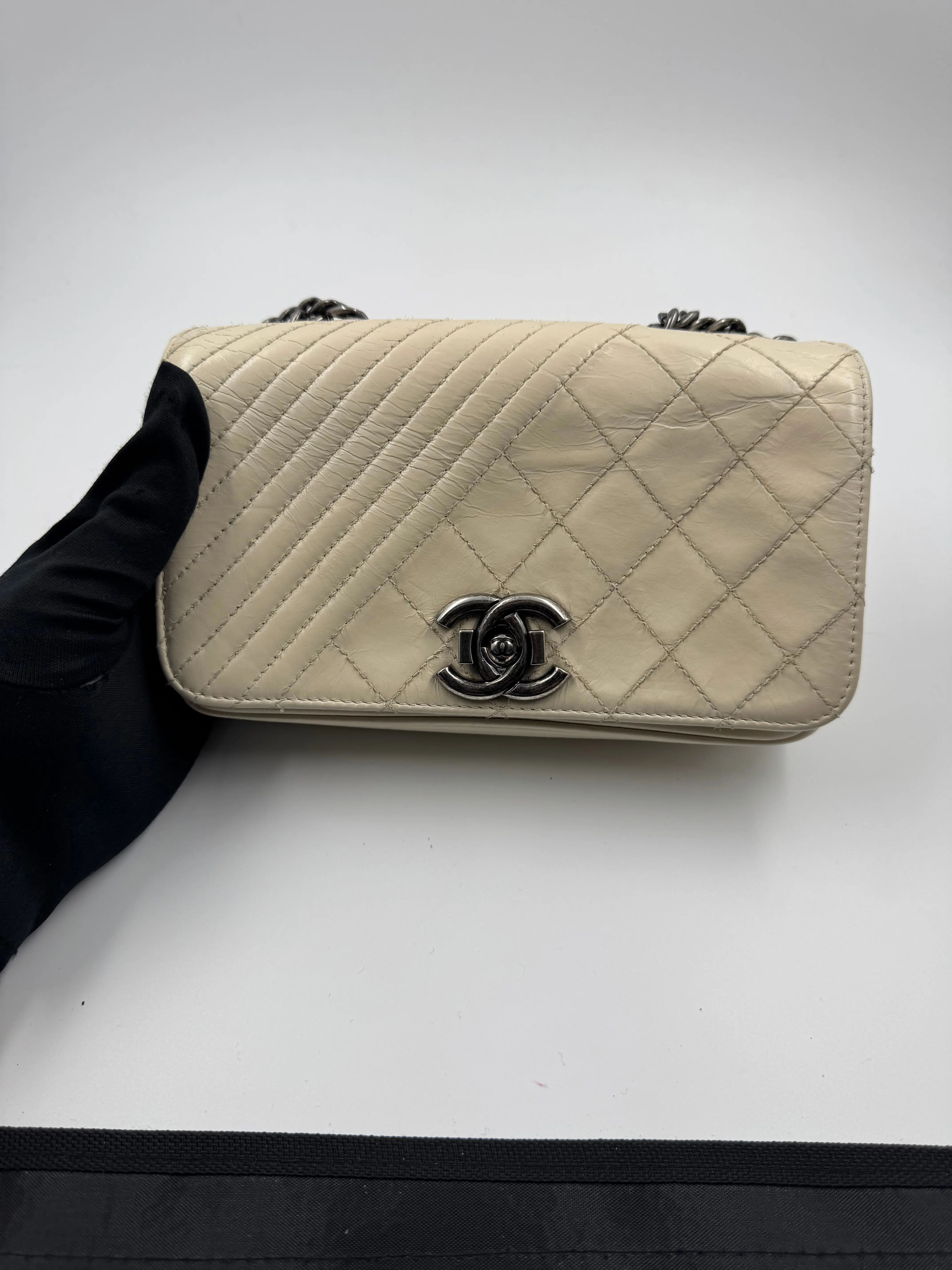 Pre-owned CHANEL Coco Boy Flap Bag A100859