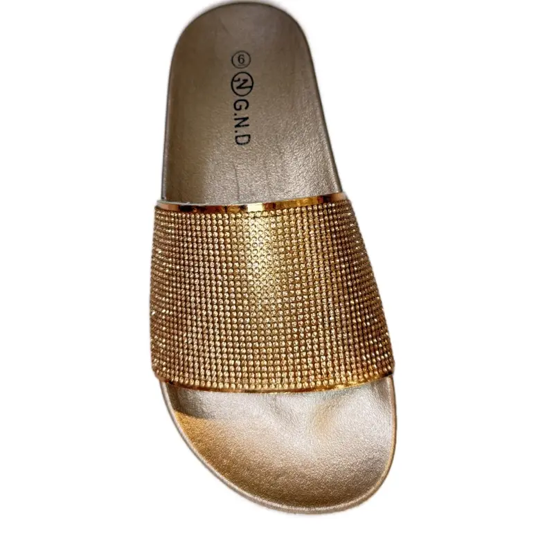 SPARKLY RHINESTONE SLIDES