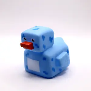 Blue Block Rubber Duck - Dashboard Ornament