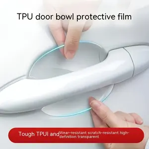 16-Piece set of car door handle bowl protective stickers, suitable for Toyota, Honda, Chevrolet, Ford, Jeep, GMC, and other models. Car accessories.