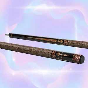 EVO CROWN Monarch Blade Pool Cue - Carbon + Glass Fiber Core, 29" Carbon Fiber Shaft, Pro Taper, 12.5 mm Tip, Synthetic Leather Wrap, 3/8-8 Stainless Joint, 29" Butt, 19-19.5 oz, Joint Protector Included, Weight Adjustment Ready