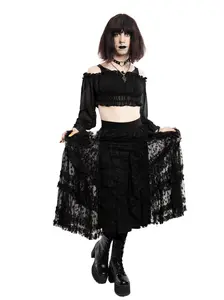 Camille Dotted Ruffle Skirt RESTOCKED!