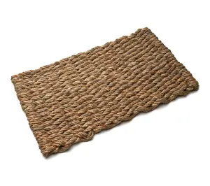 Kings County Tools Jute Rug Woven Natural Fiber Jute Entry Rug