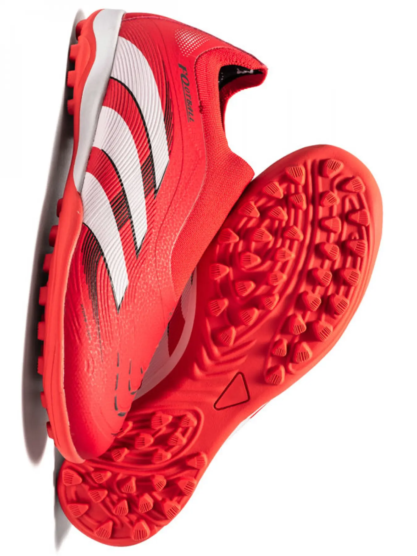 Professional Grade Laceless TF Turf Soccer Cleats Men Women High Traction Non-Slip Durable Football Boots Lightweight Breathable for Adult Competition Training Daily Use