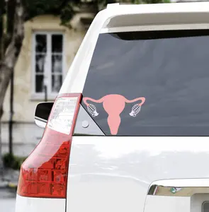 Uterus Grenade Vinyl Decal
