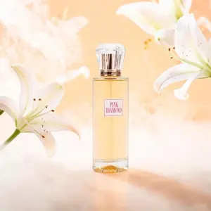Pink Diamond Eau de Parfum (Edp) for Women - 100ml Full-Size Alcohol-Based Citrus Fruit-Scented Lily Floral Aldehyde Elegant Sophisticated Fragrance, Citrus Women's Fragrance, Full-Size Women's Fragrance