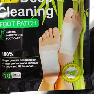 Foot Detox Patches for Stress Relief Toxin Removal & Better Sleep Natural Deep Cleansing Pads Healthy Healthcare Solution Treatment 40pcs Herbal Wellness Blend Ginger Turmeric Peppermint Essential Herbs Best Gift Ideas