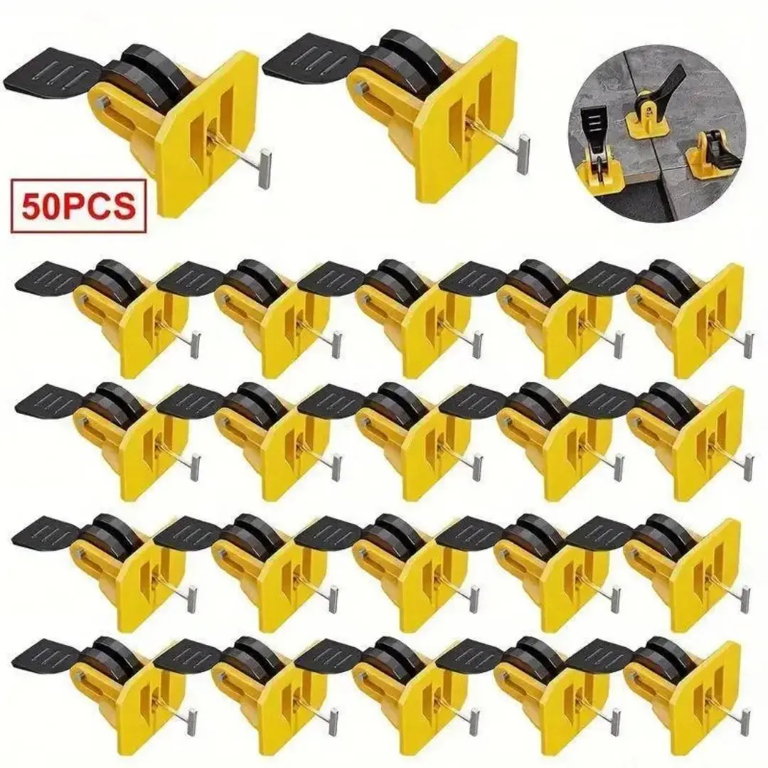 Tile Leveling System Tool Kit, Reusable Tile Leveler Adjuster Tool, Professional Masonry & Tiling Tool, Construction Tools, Tile Installation Tools, Heavy Duty, Hardware, Hand Tools, Home Repair Tools