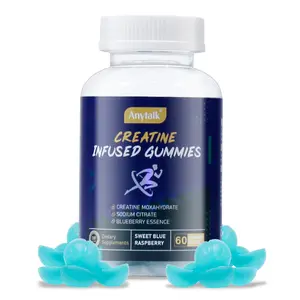 Anytalk Creatine Monohydrate Gummies (60Gummies)-Boost Strength, Muscle Recovery&Healthcare Supplement Fitness Edible, Dietary Workout reatine monohvdrate tiktok  shop  pump  it  up  creatine creatine  gummy nutri  cost  creatine creatine  power