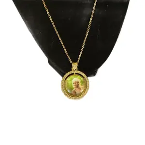 Double Sided Memory Pendant Necklace