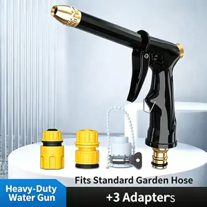 High Pressure Washer Spray Gun Car Detailing Wand Portable Heavy Duty Water Nozzle for Home Driveway Patio Fence Clean Car Owners Men Perfect Father's Day Gift