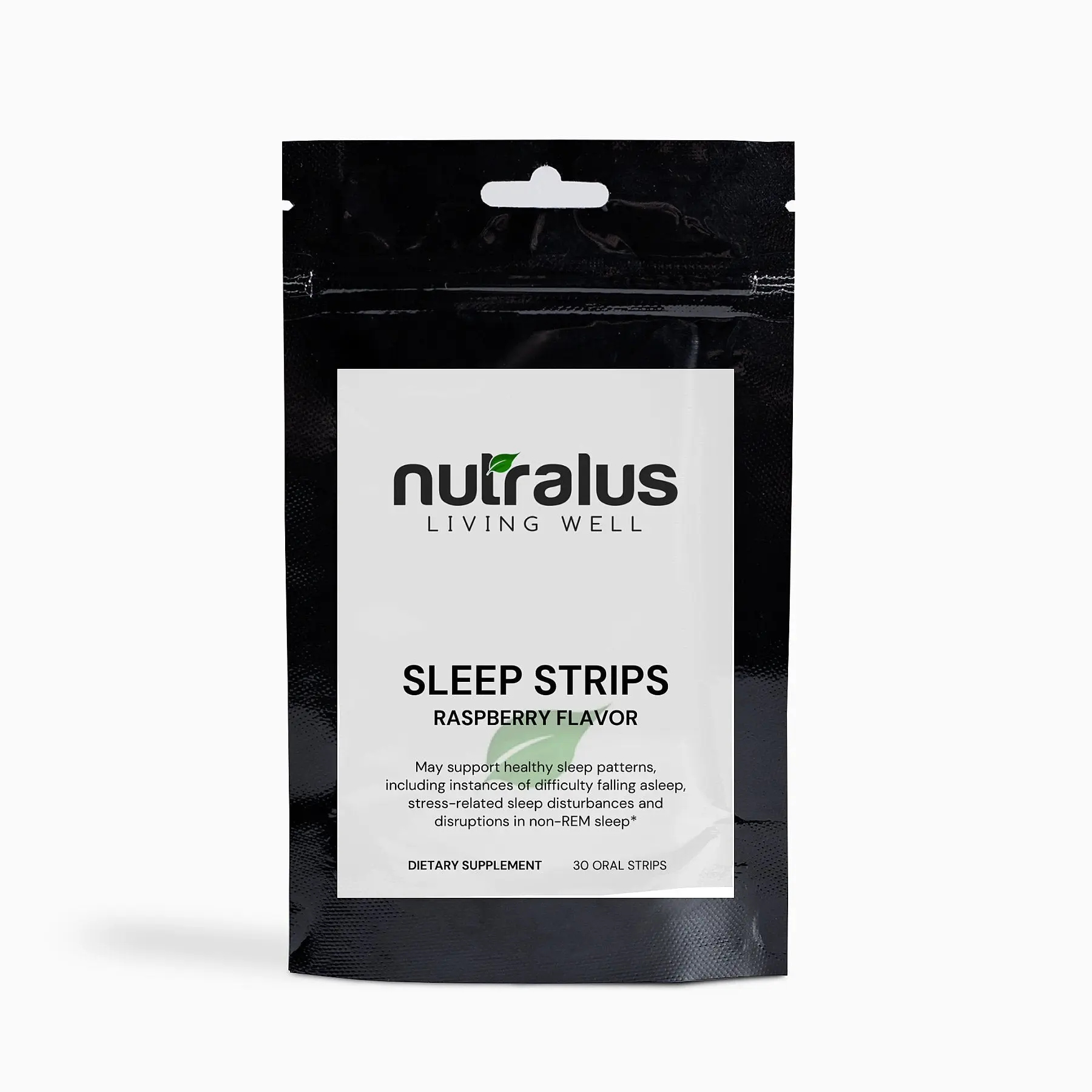 Sleep Strips - Melatonin, Chamomile, Lavender, Raspberry, Hibiscus, Valerian Root - Sleep aid,