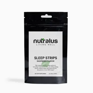 Sleep Strips - Melatonin, Chamomile, Lavender, Raspberry, Hibiscus, Valerian Root - Sleep aid,