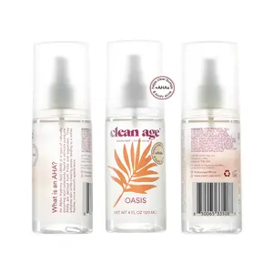 2-Pack Clean Age Aluminum-Free Deodorant & Body Spray for Whole Body (4 oz) Oasis Scent, Body Acne Spray long-lasting fragrance