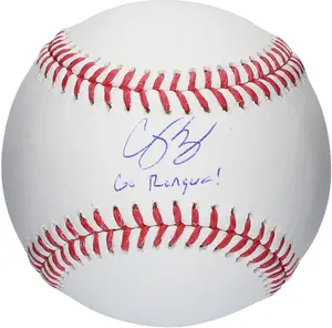 Corey Seager Texas Rangers Autographed Baseball with "Go Rangers" Inscription - Fanatics Authentic Certified