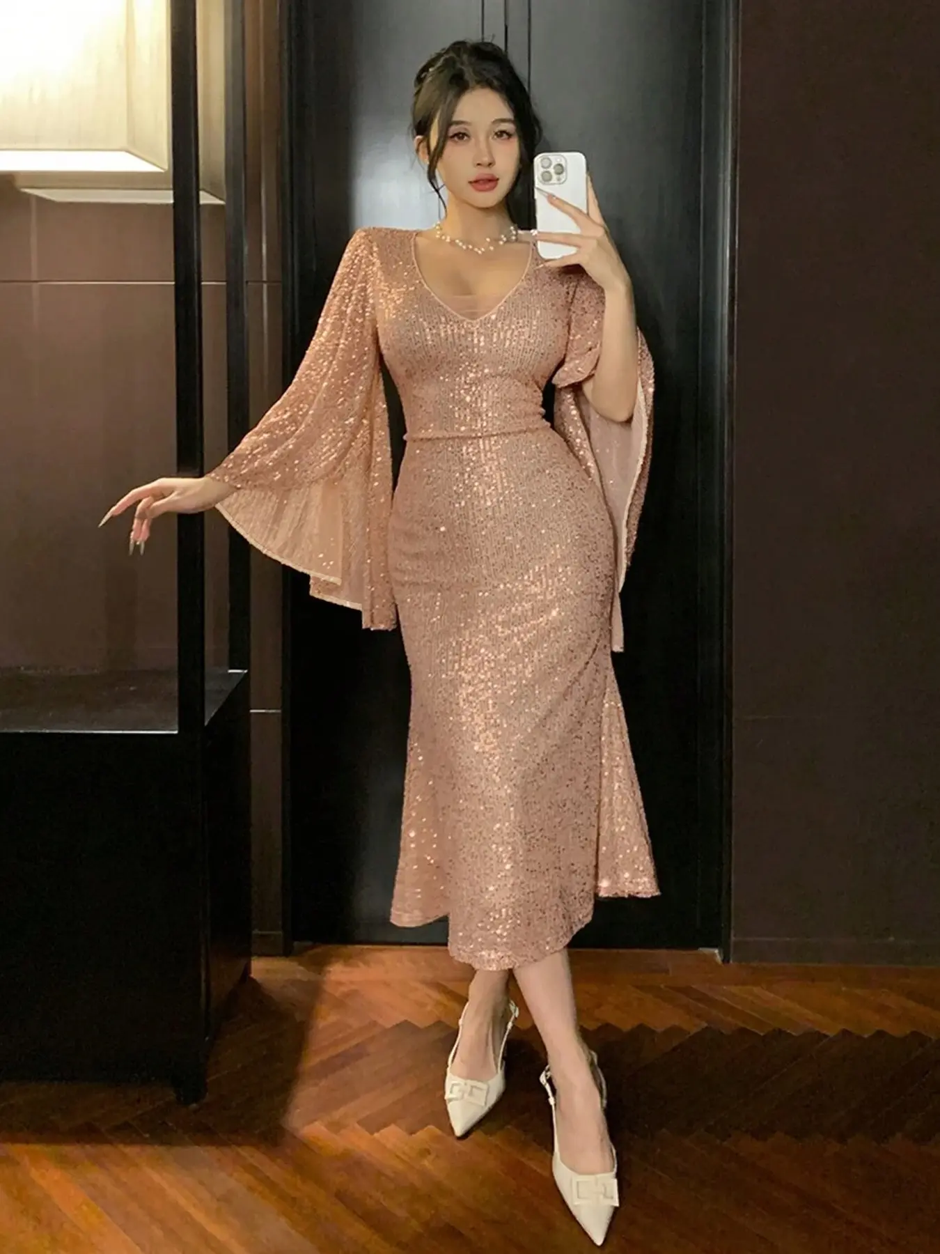 women's champagne formal dress Champagne Tulle V Neck Long Lace Floral Prom Dress, Champagne Lace Flo –  abcprom