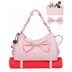 Wolt Yoga Sports Mat Bag for Women with Shoe Compartment, Overnight Travel Backpack, Wet Pocket & Yoga Mat Holder Dance Bag springfashion Outdoor Fitness Bag