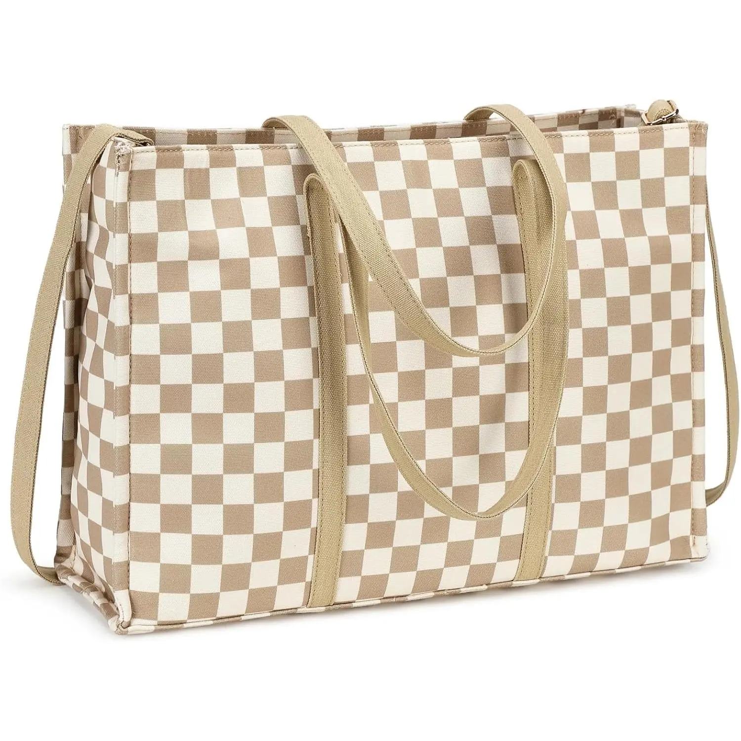 Laptop Tote Bag for Women Work 15.6 inch Canvas  Bags Computer Messenger Purse Teacher Handbag Office Briefcase