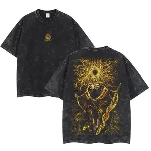 Elden Ring midra lord of frenzied flame Vintage Shirt, Gamer mineral washed Shirts, Gift For Him, Gift For Her, Unisex T-Shirt