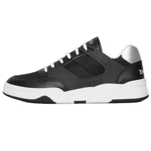 CELINE Men's Leather Low-Top Sneakers in Black - Comfortable and Versatile Trending Shoes, House White Official Shoes to Get / Maison Mihara Verifiable, with credentials and supporting global authentication