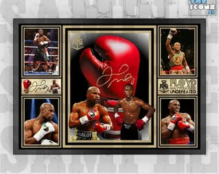 Floyd Mayweather Legend Boxing Glove Poster