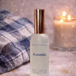 Blue Mist Botanicals Flannel Scented Spray - Aromatic Masculine Cologne for Home Ambiance & Linen - Botanicals Flannel Scent - Versatile Use for Room & Linen - Fresh & Relaxing Atmosphere