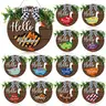 Gejoy Magnetic Interchangeable Goose Sign - Rustic Farmhouse Wooden Welcome Decor, Halloween Things for Front Door Porch Accessories, House Decor Entryway Hanging Housewarming Gift, Wall Hanging