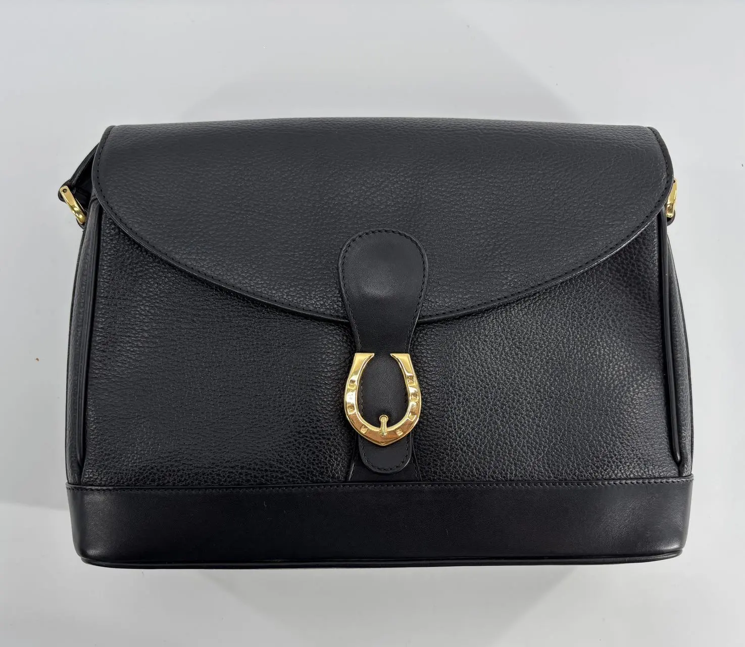 Pre-owned GUCCI Vintage Horsebit Shoulder Crossbody Bag