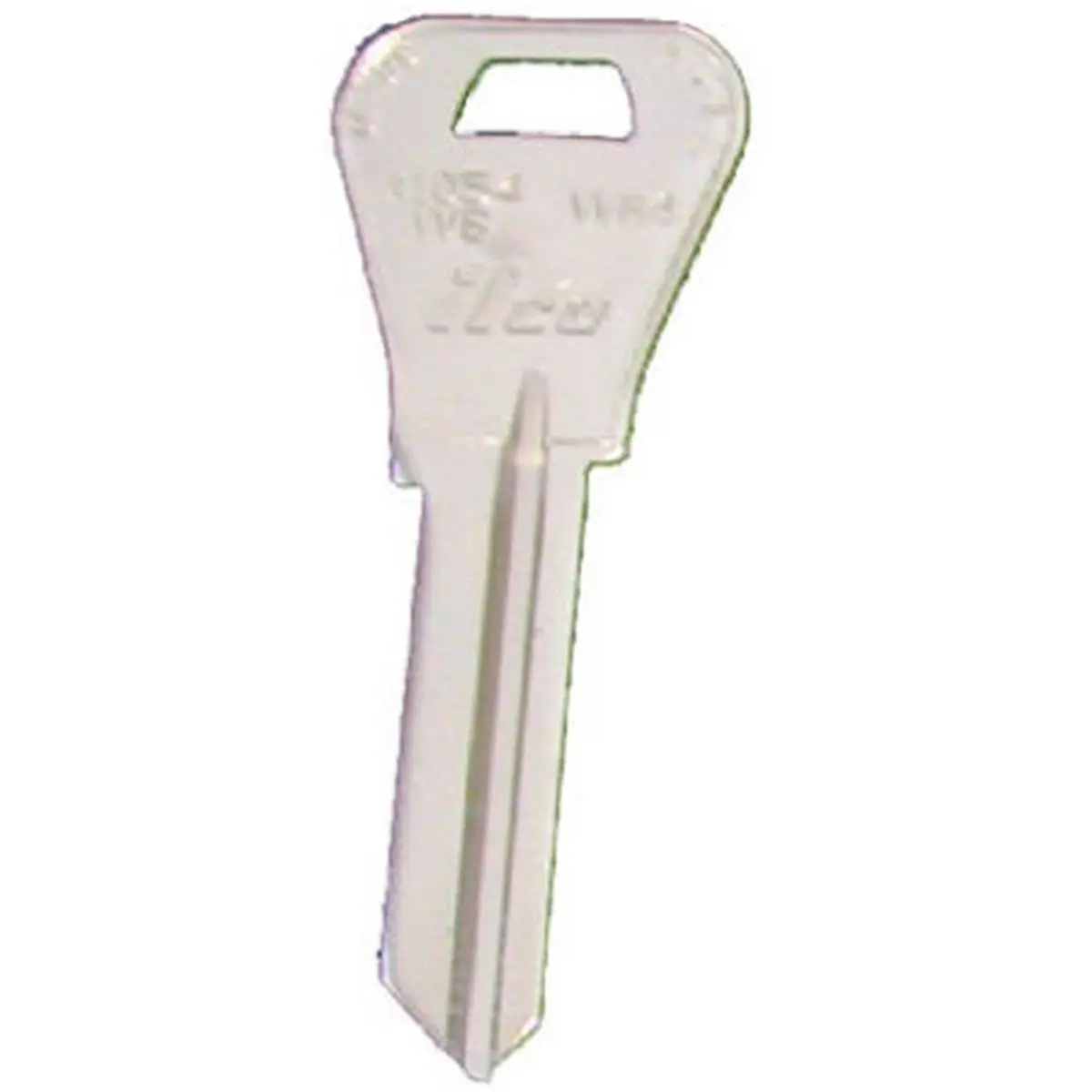 Kaba WR4-A1054WB Rectangular Head Door Lock Key Blank, Equivalent to Weiser Key Blank 1559, 2.2x0.8x0.1 in, Pack of 10, Weiser Lockset for Motorcycle Locks & Security