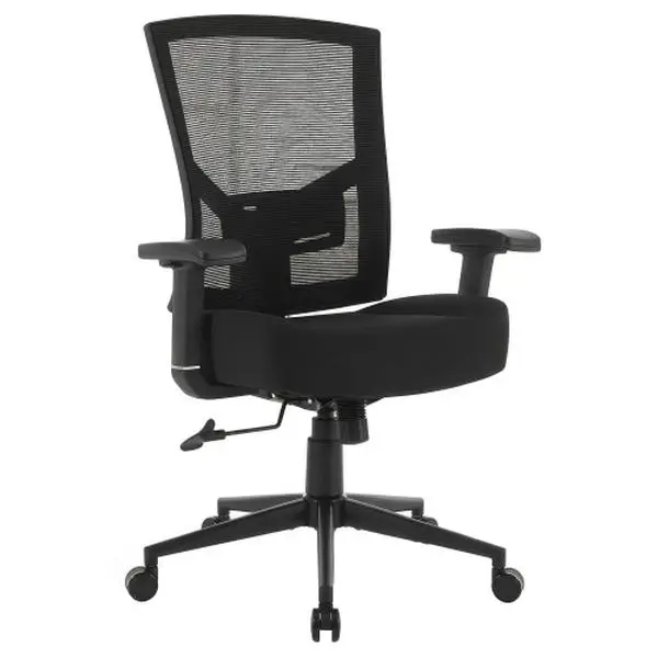 Big and Tall 600 LBS Ergonomic Mesh Office Chair, Wide 3D Cushioned Desk Chair with Lumbar Support, Heavy Duty Computer Task Chair for Gaming & Long-Time Daily Work, Black