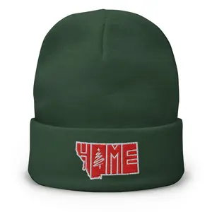 HOME for the Holidays Embroidered Beanie