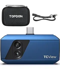 TOPDON TC001 Plus Thermal Camera for Android, 256 x 192 IR High Resolution with Visual Camera, 25Hz Refresh Rate, Dual-Lens Thermal Imaging Camera TOPDON TC001 Plus Thermal Camera for Android, 256 x 192 IR High Resolution with Visual Camera, 25Hz Refresh Rate, Dual-Lens Thermal Imaging Camera