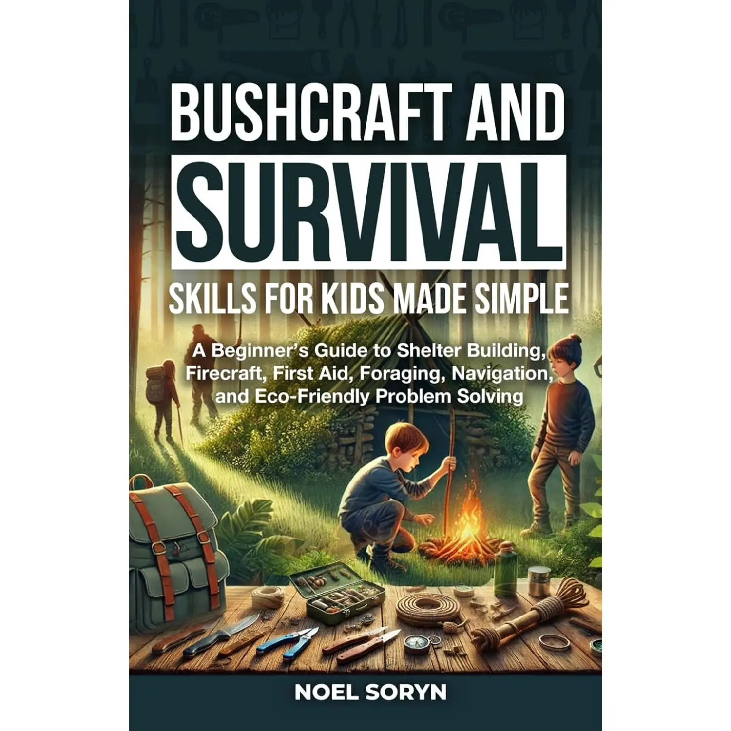 BUSHCRAFT AND SURVIVAL SKILLS FOR KIDS MADE SIMPLE: A Beginner's Guide To Shelter Building, Firecraft, First Aid, Foraging, Navigation
