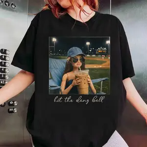 Hit The Dang Ball Shirt – Viral Pop Concert Shirt, Sad Girl Aesthetic, Music Fan Outfit, Trending Tour Season Gift