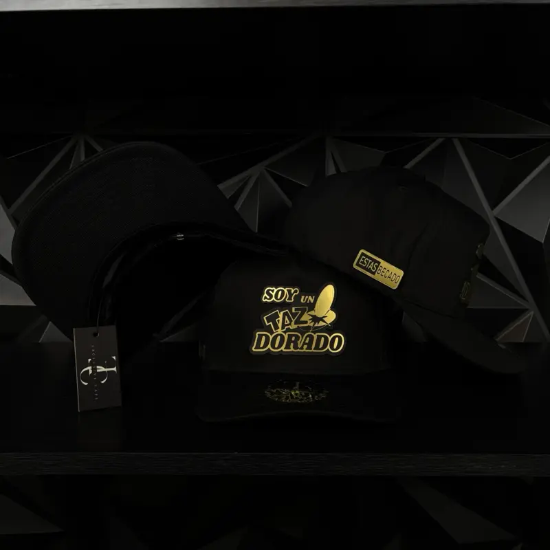 Tazo dorado SnapBack hat-blackk