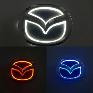 5D LED Mazda Emblem Light – Glow Rear Badge for Mazda 3, 6, CX-7, Mazda 2, 8| IP67 Waterproof, Plug & Play, Night Visibility Upgrade