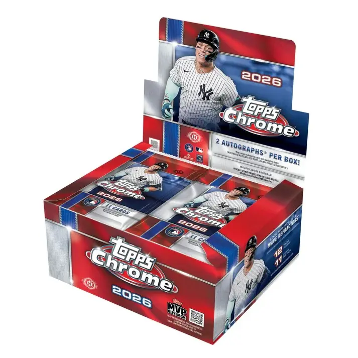 2026 Topps Chrome Baseball - Jumbo Box