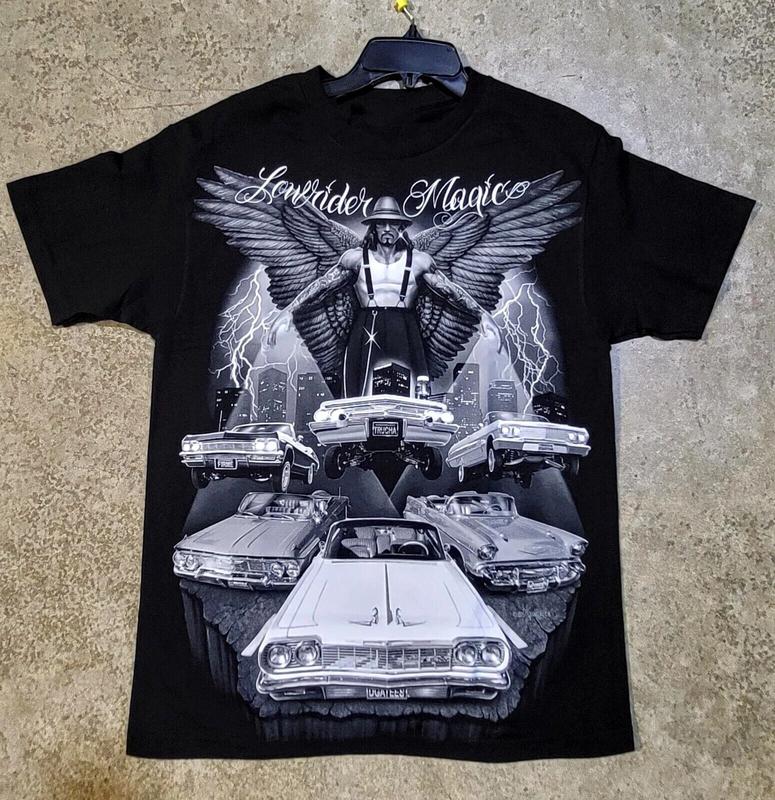 Lowrider Magic Chicano Art David Gonzales DGA T Shirt, Fashion Cotton, Full Size, Full Colors, For Women Menswear Tshirt
