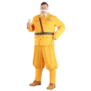 Plus Size Clue Colonel Mustard Costume for Men
