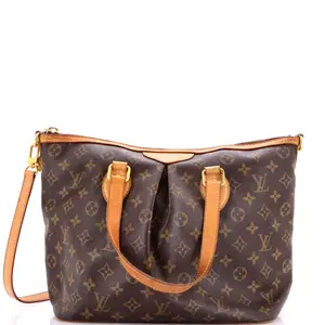 Pre-owned Louis Vuitton Canvas Coated Tote Bags REBAG Palermo Handbag Monogram Canvas PM by Rebag