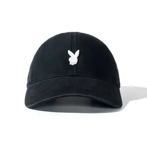 Playboy Metal Rabbit Head Pin Dad Hat