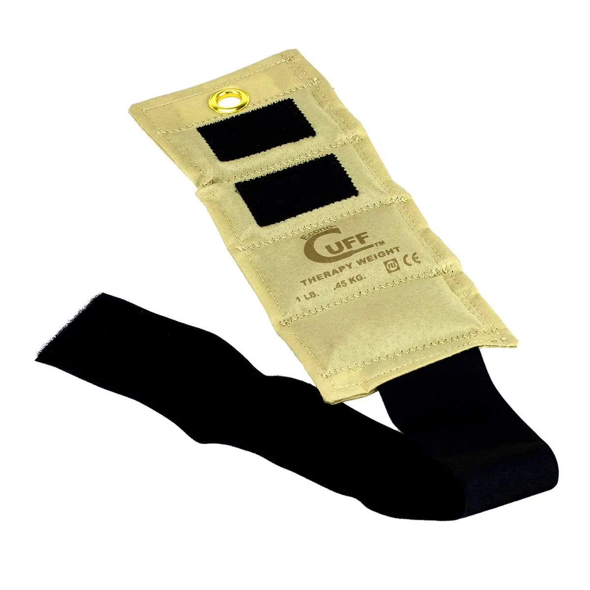 212 MAIN EconoCuff 1 lb Ankle & Wrist Cuff Weight, Tan Nylon Blend with Adjustable Strap, Weight Equipment for Rehabilitation Routine & Versatile Workouts